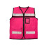 USCH81 CHALECO DE SEGURIDAD TIPO SUPERVISOR CERRADO CON REFLEJANTE ROSA CH URREA