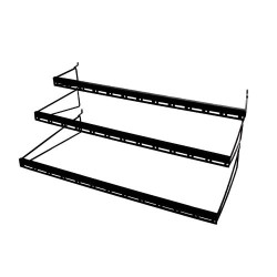 RECA6K JUEGO DE RACKS TIPO CASCADAS 60 X 10 CM, 3 PIEZAS URREA