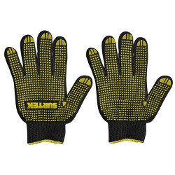 137416 GUANTES DE ALGODON CON PUNTOS PVC EN PALMA PROFESIONAL TALLA GRANDE SURTEK