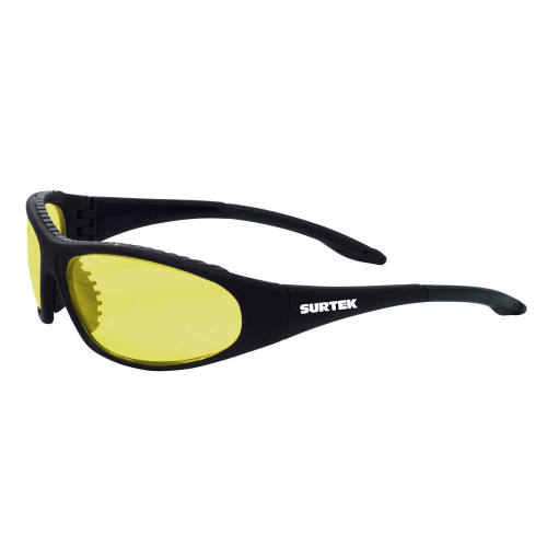 137670 LENTES DE SEGURIDAD MODELO REFORZADO, AMBAR SURTEK