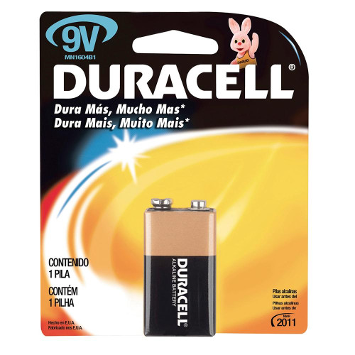 MN1604 PILA ALCALINA 9V DURACELL se repite con juqui 10631