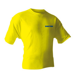 PLA101C PLAYERA CUELLO REDONDO COLOR AMARILLO TALLA CH SURTEK