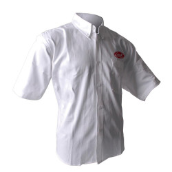 LCAMCBC CAMISA DE MANGA CORTA PARA CABALLERO, COLOR BLANCO TALLA CH LOCK