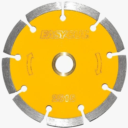 2515 DISCO DE DIAMANTE AMARILLO SEGMENTADO EASY CUT CANTERA 4-1/2X0 080X7/8 TENAZIT