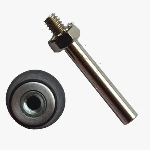 2578 ADAPTADOR DE HULE PARA DISCOS DE CAMBIO RAPIDO CON VASTAGO 38MM 0X6 4MM SIST SUJ ROL-OK TENAZIT