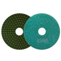 2765 PAD DE DIAMANTE PARA PULIDO COLOR VERDE AGUA GRANO 1500 (4