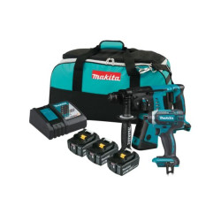 DLX2147M COMBO KIT DHR263+DTD152 3 BAT 4 0 A H Y CARG, MALETA 18V MAKITA