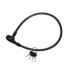 C-1590 CABLE CANDADO FLEXIBLE 2 LLAVES PLANAS 80CM MIKELS