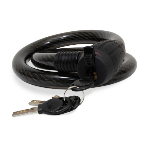 C-4613 CABLE CANDADO FLEXIBLE HD 4 LLAVES DE SEGURIDAD 1.5 METROS MIKELS