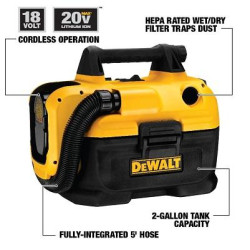 DCV580 ASPIRADORA INALAMBRICA 18/20V MAX DEWALT