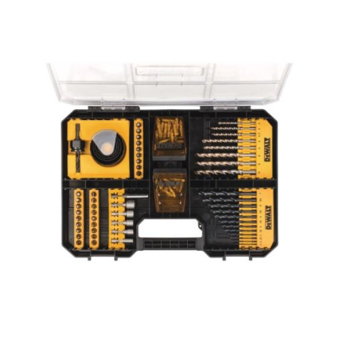 DT71569-QZ JUEGO DE ACCESORIOS PARA TALADRO 100 PZAS DEWALT