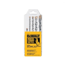 DW5470 JUEGO DE 5 BROCAS SDS PLUS ROCK CARBIDE DEWALT