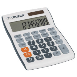 60481 CALC-15E CALCULADORA 15 CM DE ESCRITORIO TRUPER