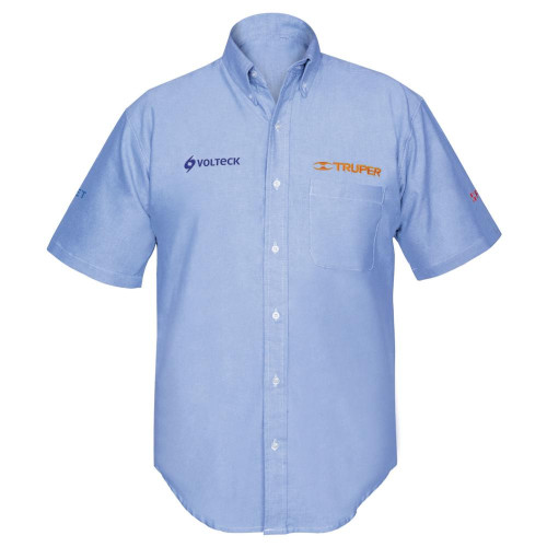 60349 CAM-AZ-CM CAMISA AZUL PARA CABALLERO MANGA CORTA TALLA M TRUPER