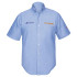 60349 CAM-AZ-CM CAMISA AZUL PARA CABALLERO MANGA CORTA TALLA M TRUPER