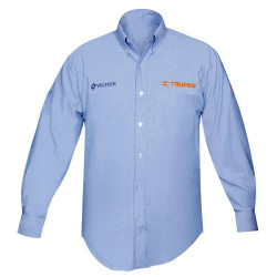 60345 CAM-AZ-LM CAMISA AZUL PARA CABALLERO MANGA LARGA TALLA M TRUPER