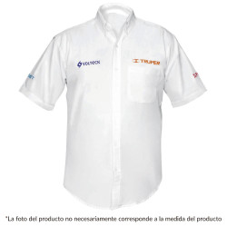 60381 CAM-BCO-CXXL CAMISA BLANCA PARA CABALLERO MANGA CORTA TALLA XXG TRUPER