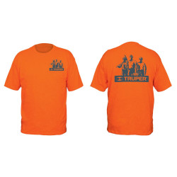 60430 CAM-NAR-40 CAMISETA NARANJA ESTAMPADA 100% ALGODON TALLA 40 TRUPER