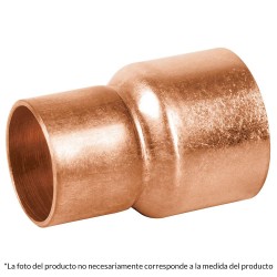 48867 CC-295 COPLE REDUCCION CAMPANA COBRE 1-1/4