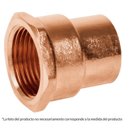 48898 CC-604 CONECTOR DE COBRE ROSCA INTERIOR 1-1/4