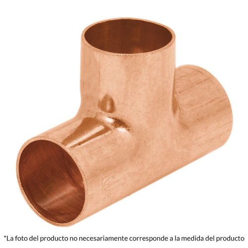 48865 CC-766 TEE SENCILLA DE COBRE 2 48865 CC-766 TEE SENCILLA DE COBRE 2