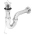 49335 CE-207 CESPOL P/LAVABO LATON C/CONTRA TAPON Y CADENA CROMO1-1/4