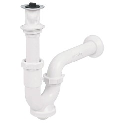 49508 CE-234 CESPOL RIGIDO PARA LAVABO CON CONTRA POLIPROPILENO 1-1/4