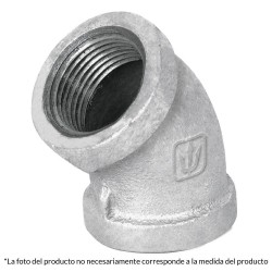 47539 CG-861 CODO 45GRADOS ACERO GALVANIZADO DE 1/2