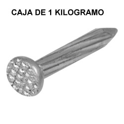 44121 CLC-1G BOLSA CON 1 KG DE CLAVOS PARA CONCRETO GALVANIZADOS 1