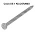 44124 CLC-2-1/2G BOLSA CON 1 KG DE CLAVOS PARA CONCRETO GALVANIZADOS 2-1/2