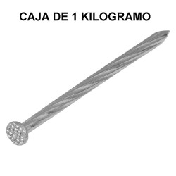 44126 CLC-3-1/2G BOLSA CON 1 KG DE CLAVOS PARA CONCRETO GALVANIZADOS 3-1/2