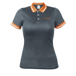 61086 DRY-GD-C PLAYERA TIPO POLO DRY FIT GRIS PARA DAMA TALLA CH TRUPER