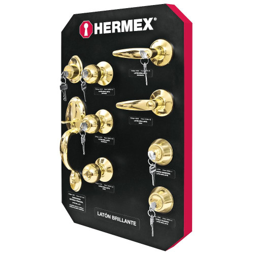 56364 EX-HE-LB EXHIBIDOR HERMEX CON LATON BRILLANTE HERMEX