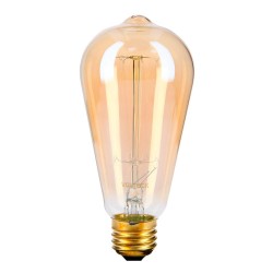 47104 FIV-40E LAMPARA INCANDESCENTE VINTAGE 40 W TIPO EDISON VOLTECK