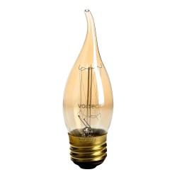 47108 FIV-40F LAMPARA INCANDESCENTE VINTAGE 40 W TIPO FLAMA VOLTECK