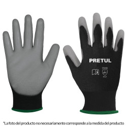 20029 GU-111P GUANTES DE NYLON RECUBIERTOS DE POLIURETANO CH PRETUL