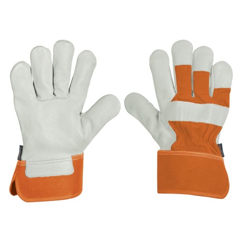 17051 GU-255 GUANTES DE PIEL DE RES Y DORSO DE LONETA TRUPER