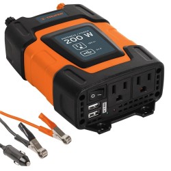 10448 INCO-200 INVERSOR DE CORRIENTE 200 W TRUPER