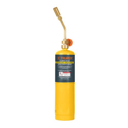 18077 KIT-GAS-400N KIT DE MECHERO Y CILINDRO DE GAS PROPILENO DE 400G AMARILLO TRUPER