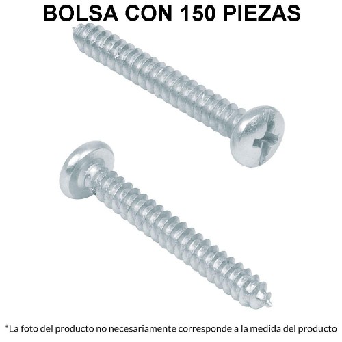 44425 PILA-10X1-1/2 BOLSA CON 150 PIJAS PARA LAMINA #10 X 1-1/2