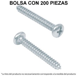 48710 PILA-4X1/4 BOLSA CON 200 PIJAS PARA LAMINA #4 X 1/4