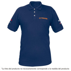 60465 POL-AC-CPLAYERA TIPO POLO AZUL PARA CABALLERO TALLA CHICA TRUPER