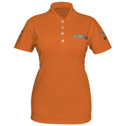 60470 POL-ND-M PLAYERA TIPO POLO NARANJA PARA DAMA TALLA M TRUPER