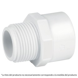 45545 PVC-614 ADAPTADOR MACHO DE PVC DE 1-1/4