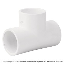 45533 PVC-765 TEE SENCILLA DE PVC 1-1/2