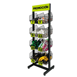 50030 R-BOT RACK BOTADERO METALICO 4 NIVELES TRUPER