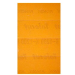 3263 HOJA DE LIJA PSA COLOR NARANJA PRECORTADA EN 4 CUADROS GRANO 1200K (2-3/4X4-1/2) TENAZIT