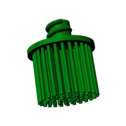 4839 CEPILLO RADIAL TERMOPLASTICO DE 1 DE DIAMETRO COLOR VERDE OSCURO CON SISTEMA DE SUJECION ROLOK TENAZIT