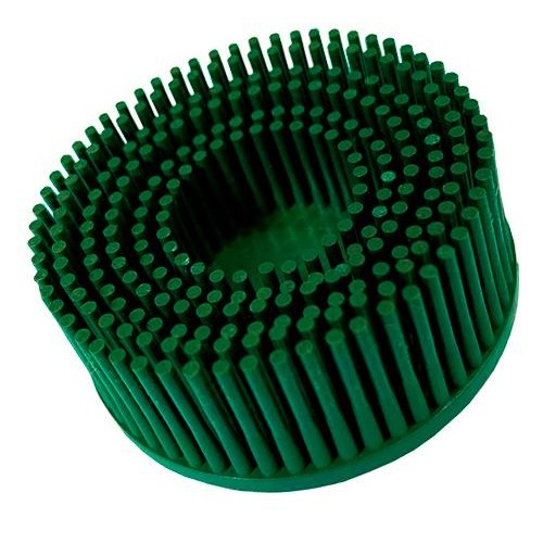 4845 CEPILLO RADIAL TERMOPLASTICO DE 3 DE DIAMETRO COLOR VERDE OSCURO CON SISTEMA DE SUJECION ROL-OK TENAZIT