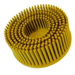 4846 CEPILLO RADIAL TERMOPLASTICO DE 3 DE DIAMETRO COLOR AMARILLO CON SISTEMA DE SUJECION ROL-OK TENAZIT